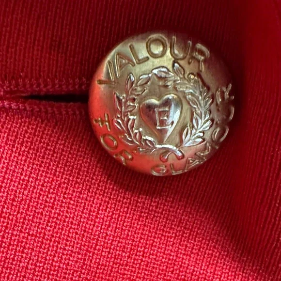 Escada Scarlet Blazer with Midnight Collar - Picture 4 of 16